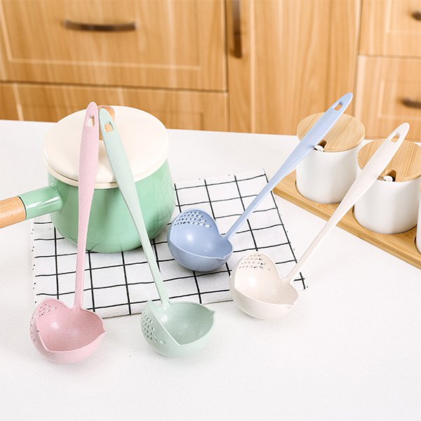 小麥二合一漏勺湯勺
