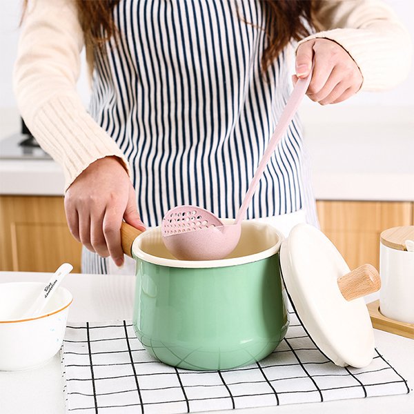 小麥二合一漏勺湯勺