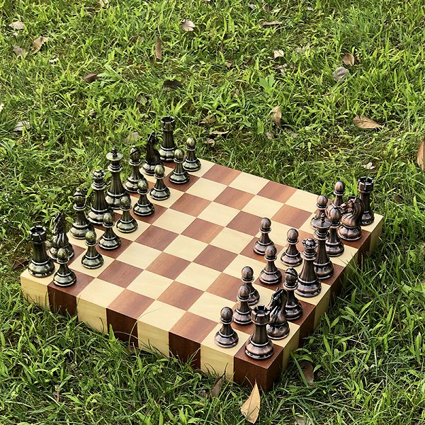 復古風木製西洋棋套組