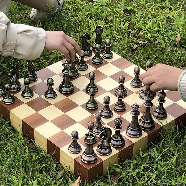 復古風木製西洋棋套組