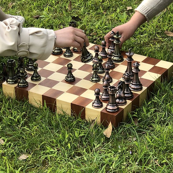 復古風木製西洋棋套組