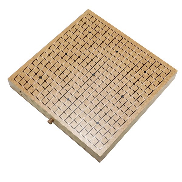 抽屜式可收納木製象棋盤