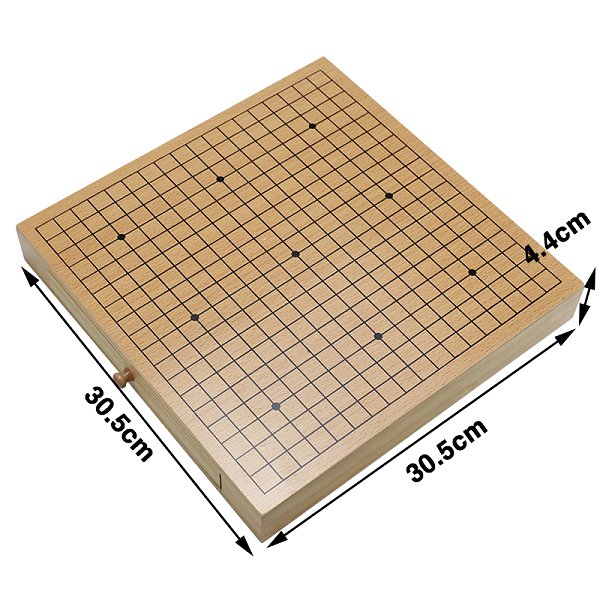 抽屜式可收納木製象棋盤