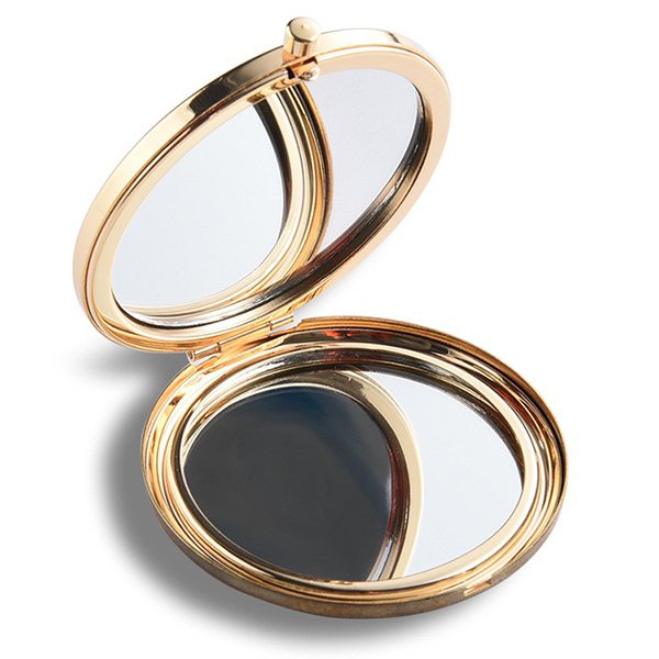 時尚雙面金屬隨身鏡