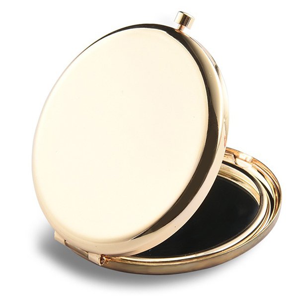 時尚雙面金屬隨身鏡