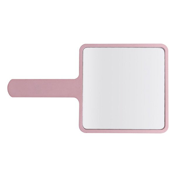 簡約方形ABS手持化妝鏡