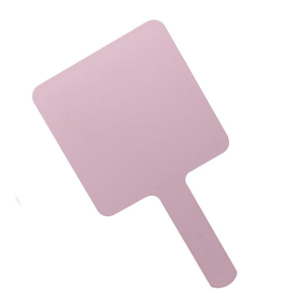 簡約方形ABS手持化妝鏡