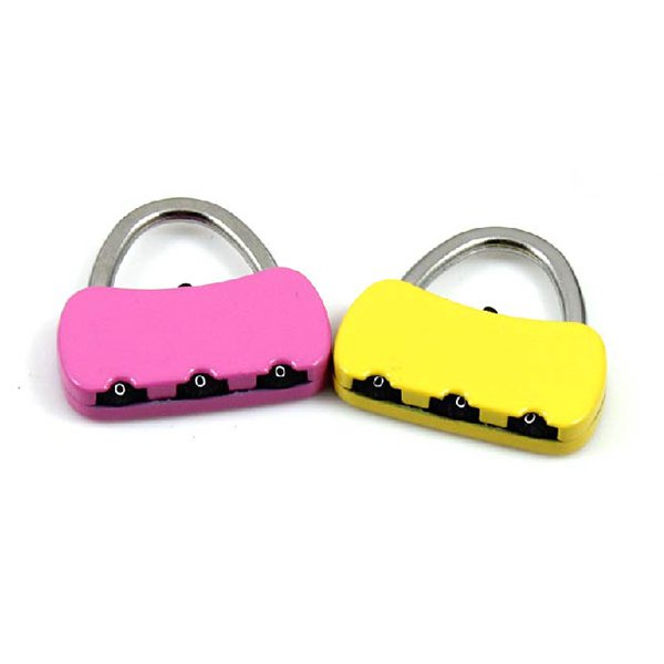 四位碼鋅合金手提包造型密碼鎖