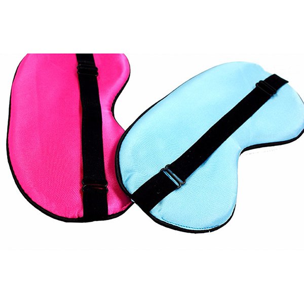 厚絲質眼罩可調扣帶