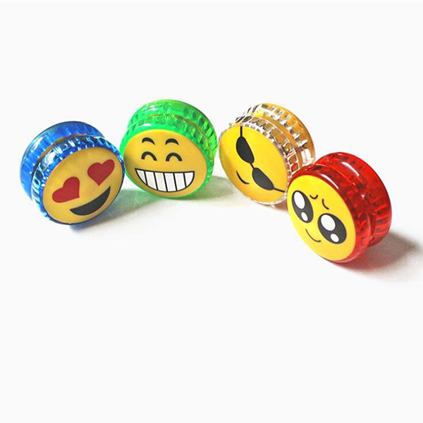 透明閃爍溜溜球-塑膠悠悠球