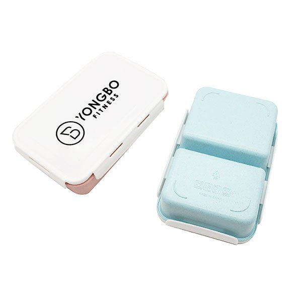 單層2格小麥稈餐盒