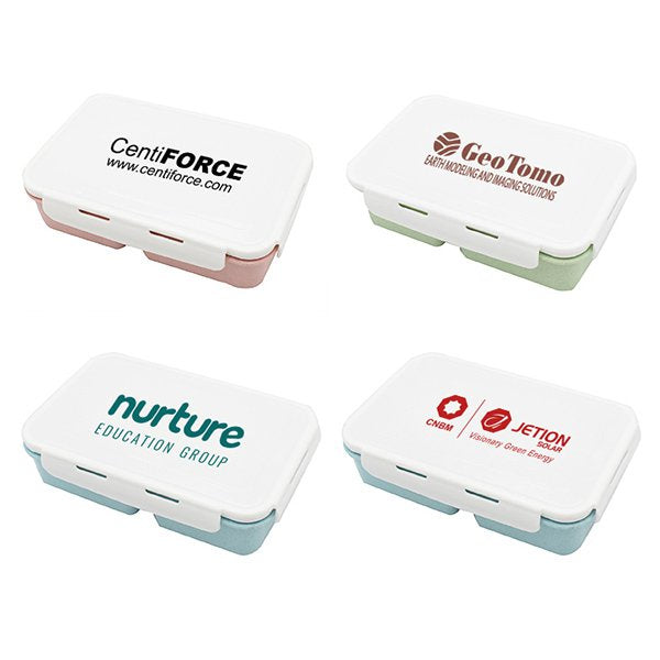 單層2格小麥稈餐盒