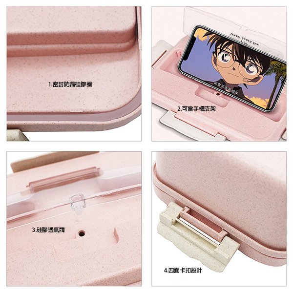 單層3格小麥餐盒-附不鏽鋼餐具