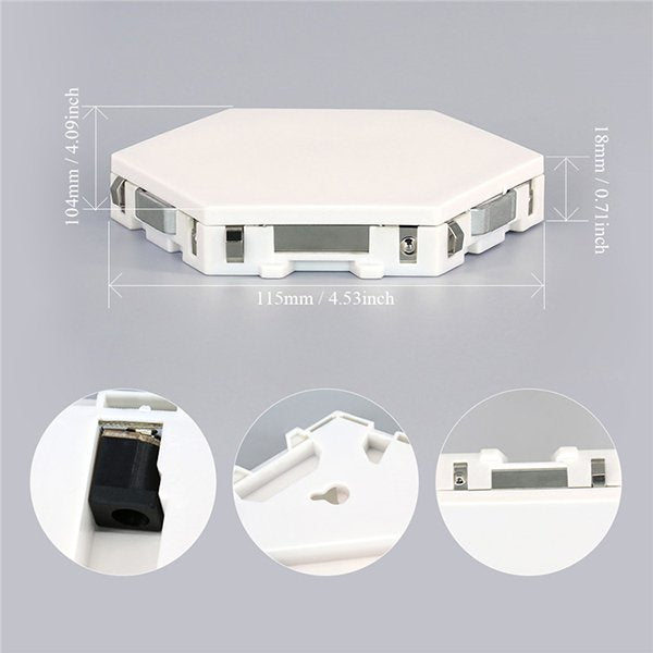 六角形觸控式床頭燈-LED小夜燈