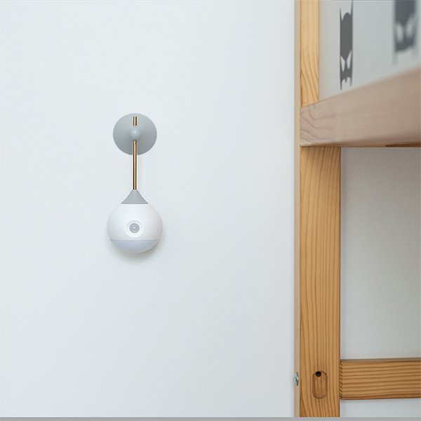 圓形磁性可拆式床頭燈-LED小夜燈