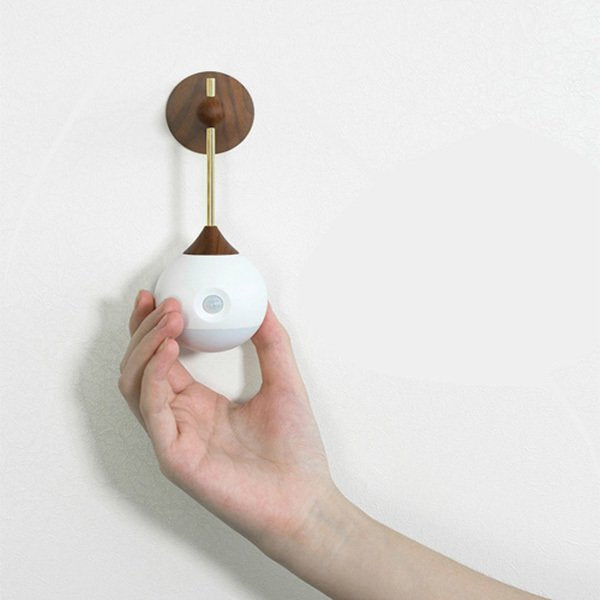 圓形磁性可拆式床頭燈-LED小夜燈