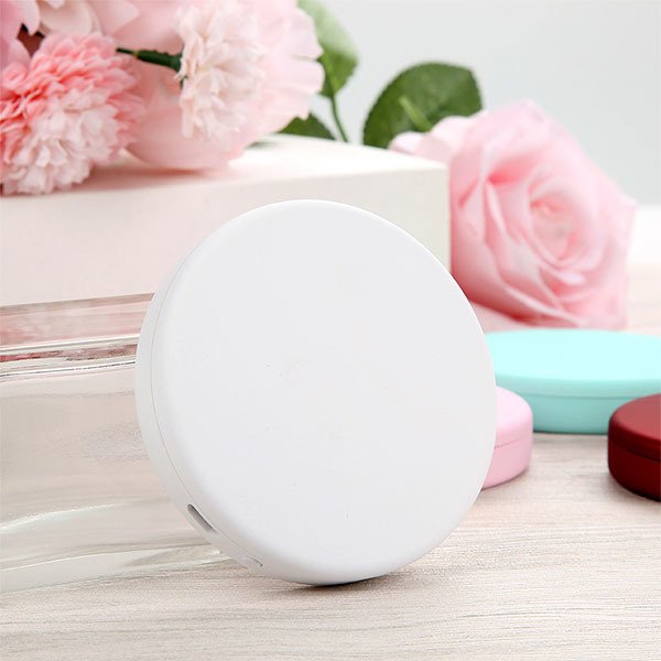 便攜式LED發光雙面ABS隨身鏡