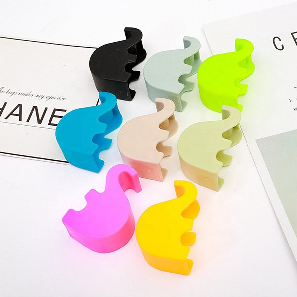 可愛大象塑膠手機架