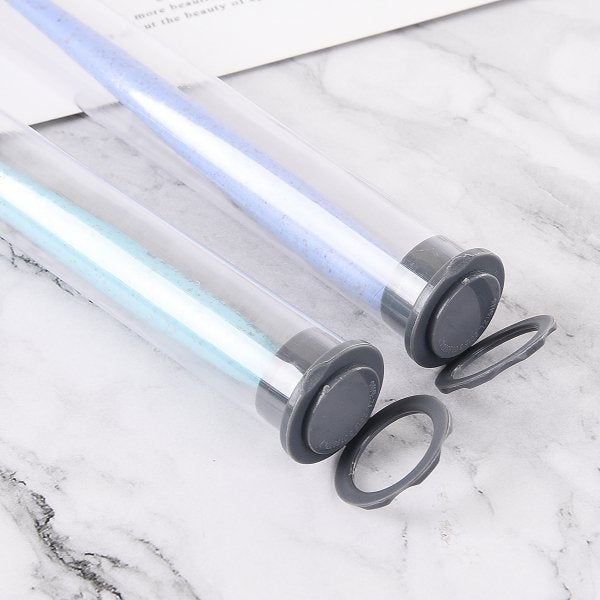 便攜式小麥旅行軟毛牙刷