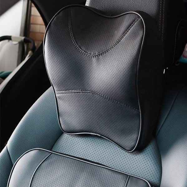 皮革氣孔汽車頸脖靠枕
