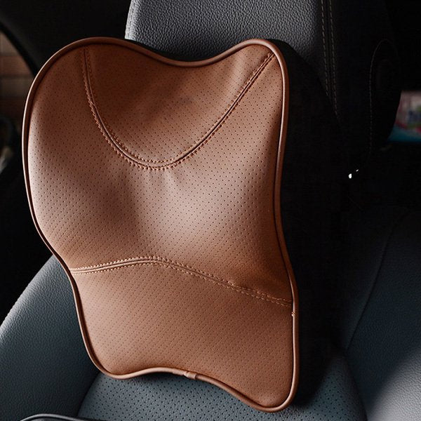 皮革氣孔汽車頸脖靠枕
