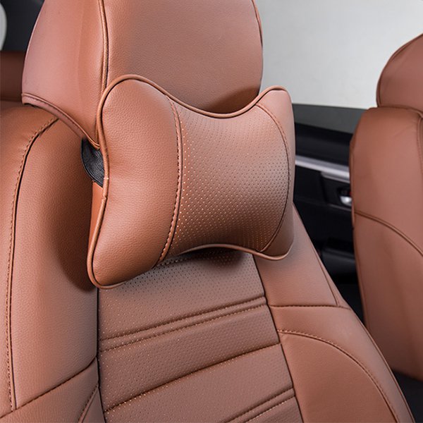 皮革車用頭枕靠墊