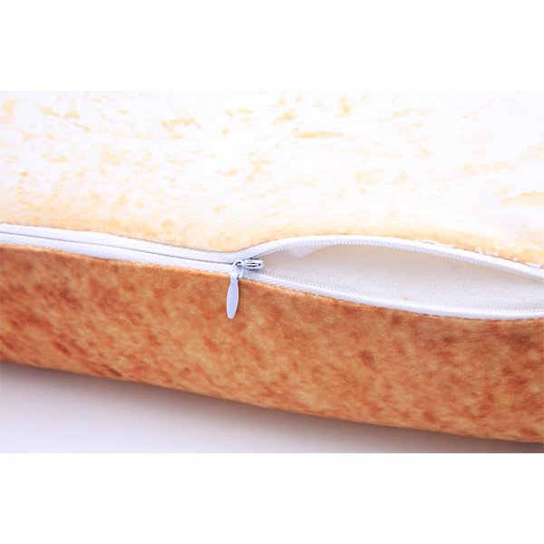 仿真吐司造型棉布坐墊