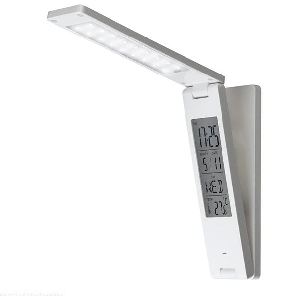 摺疊式電子鐘LED檯燈