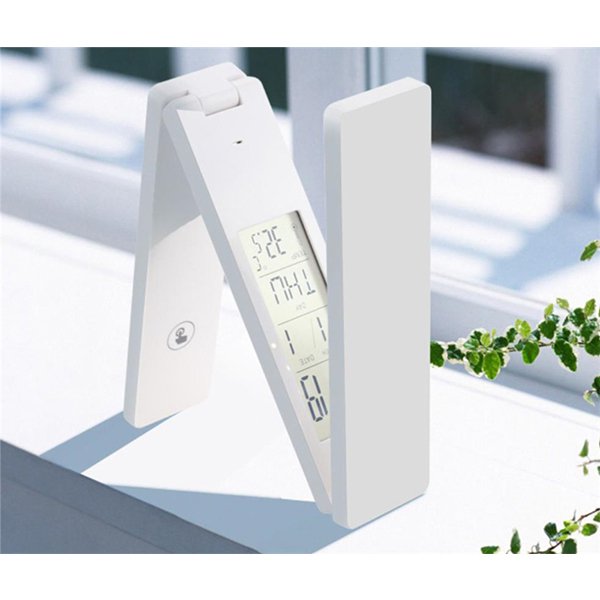 摺疊式電子鐘LED檯燈