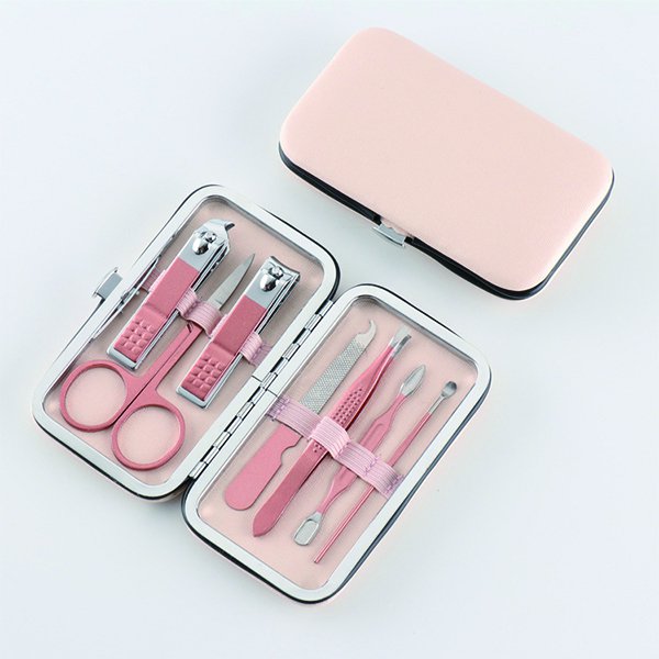 玫瑰金按扣包指甲護理套裝