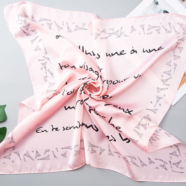 滌綸段面絲巾-單面單色印刷