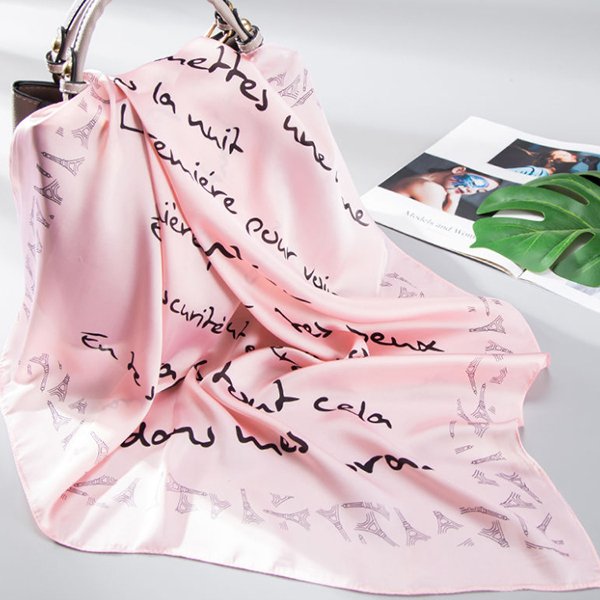 滌綸段面絲巾-單面單色印刷