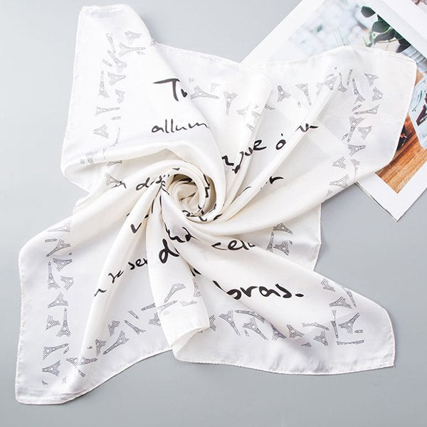 滌綸段面絲巾-單面單色印刷