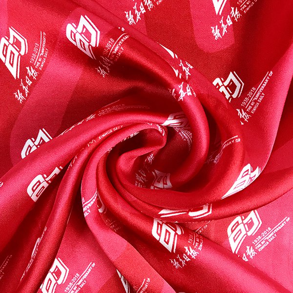 滌綸段面絲巾-單面單色印刷