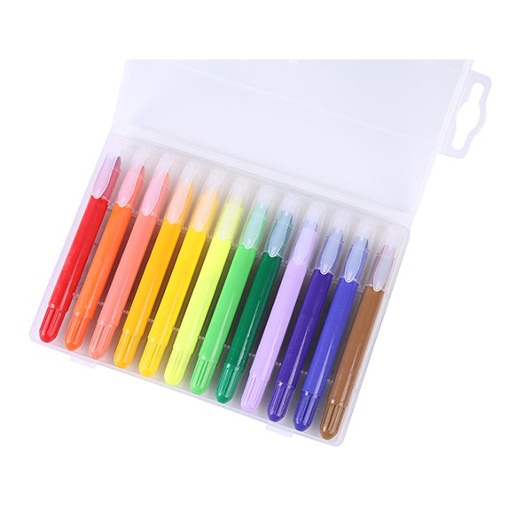 經典12色旋轉蠟筆組