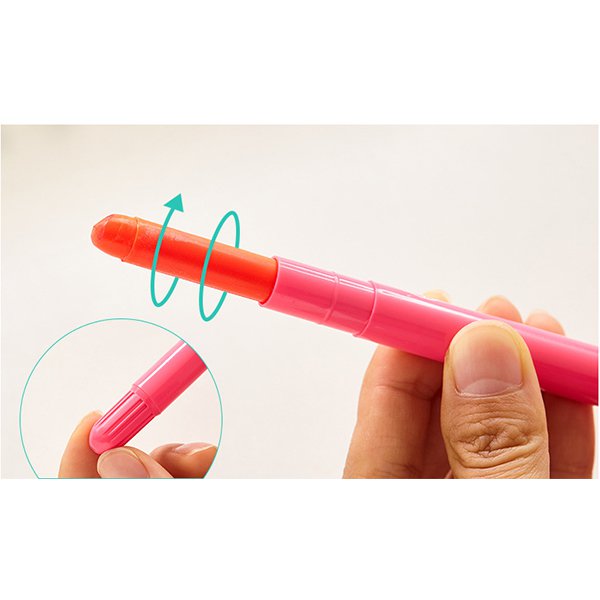 經典12色旋轉蠟筆組