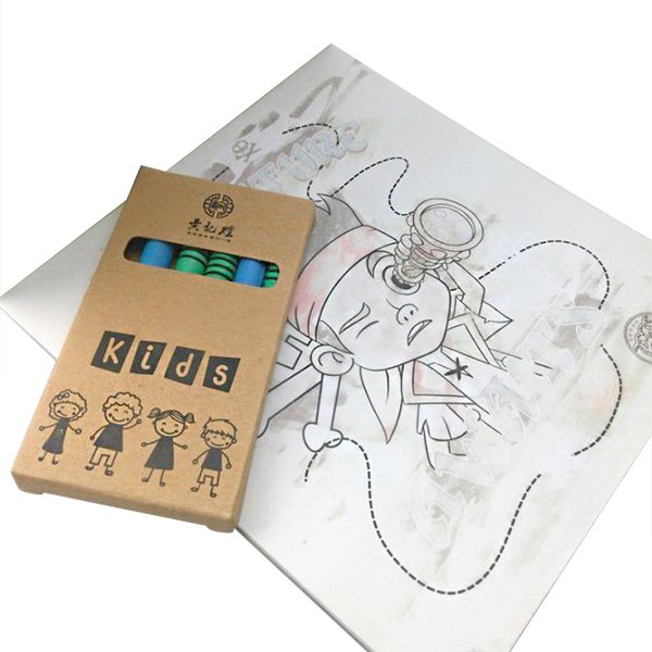 兒童繪畫6色蠟筆組