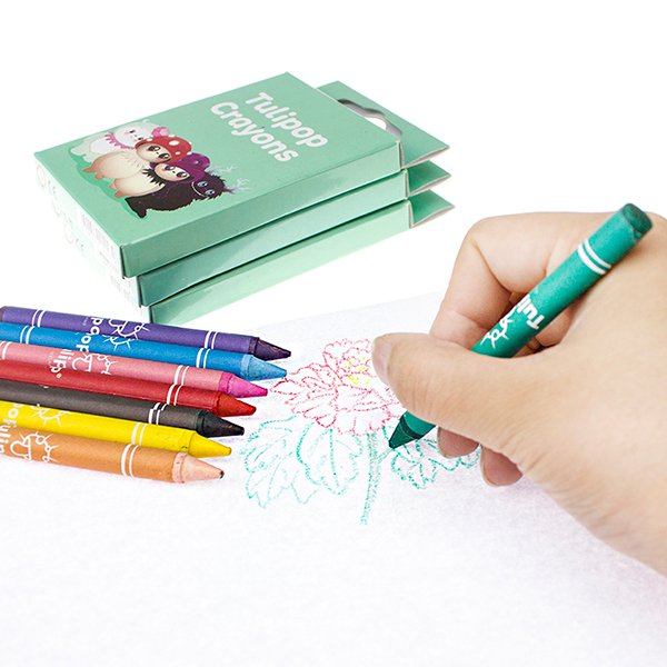 兒童繪畫6色蠟筆組