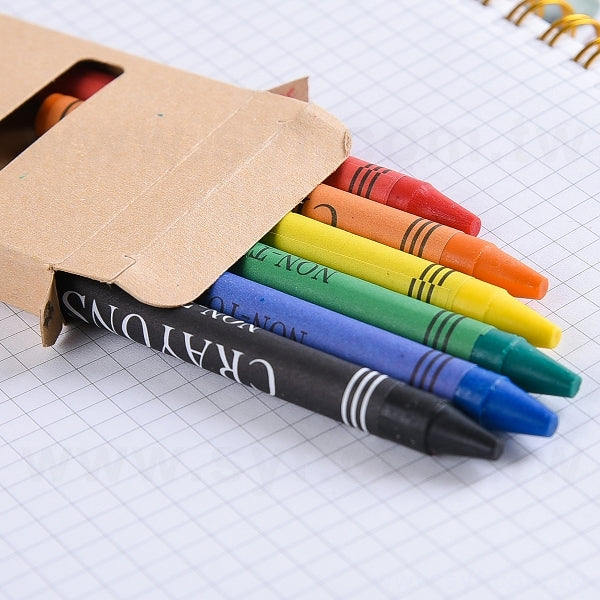 兒童繪畫6色蠟筆組