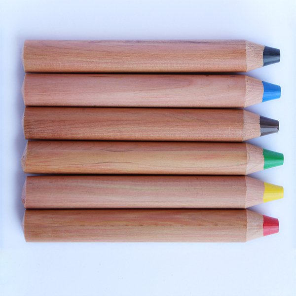 水溶性木質12色蠟筆組