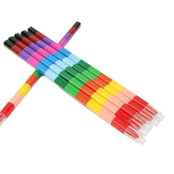 基本款12色積木蠟筆