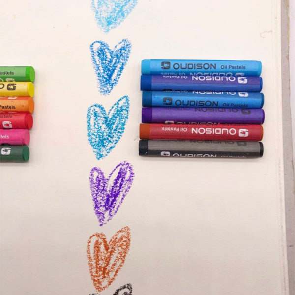 12色油畫蠟筆組-外盒可印LOGO