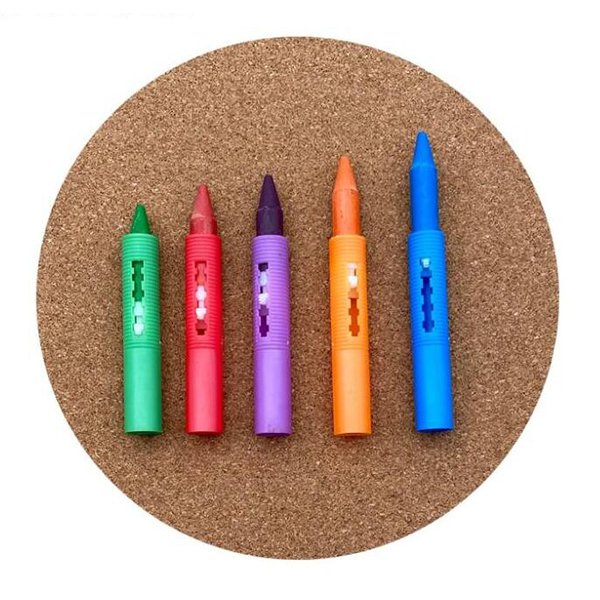 安全伸縮式水溶性蠟筆