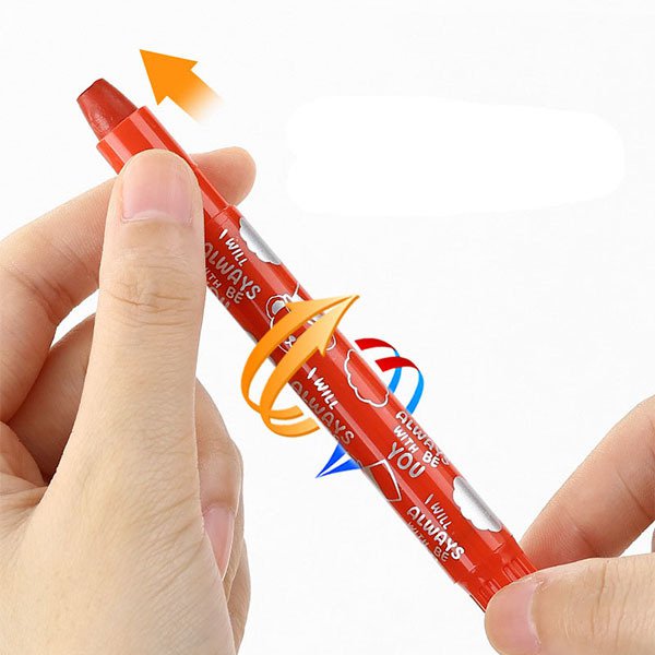 水溶性12色旋轉蠟筆組