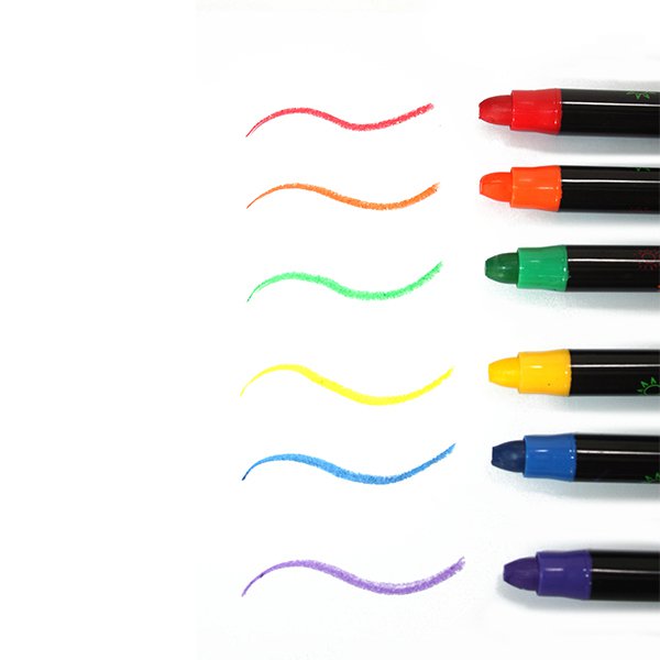 兒童可擦拭8色蠟筆組