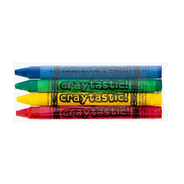 兒童輕巧便攜4色蠟筆組