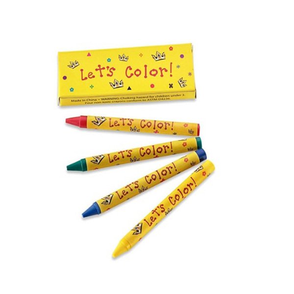 兒童輕巧便攜4色蠟筆組