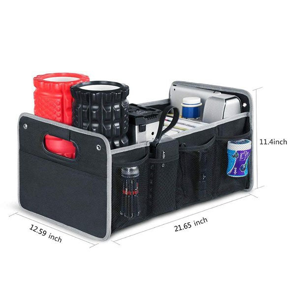 可摺疊汽車後車廂整理收納箱