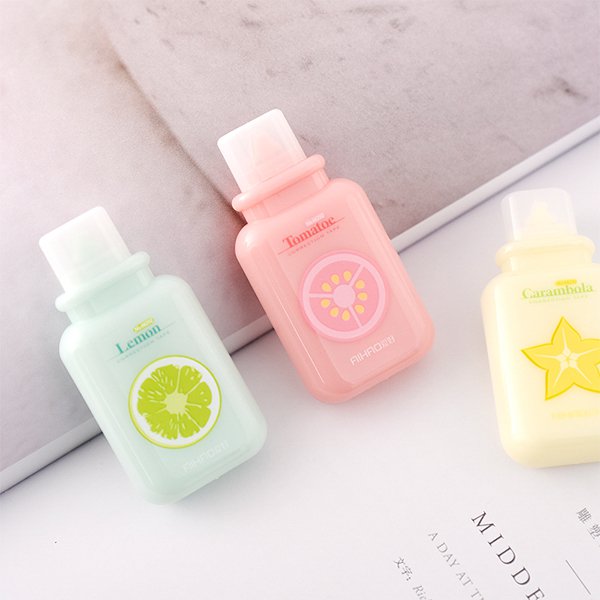 0.5cm馬卡龍色系水果立可帶