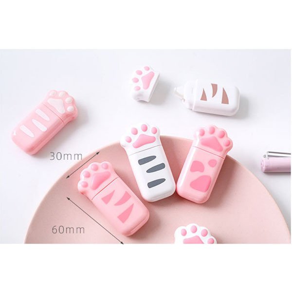 0.5cm貓爪造型立可帶-6米PS修正帶